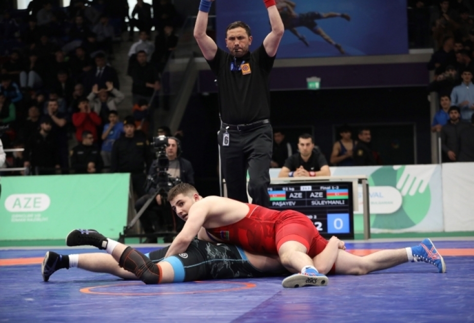 Azərbaycan çempionatında beş çəki dərəcəsində qaliblər bəlli olub