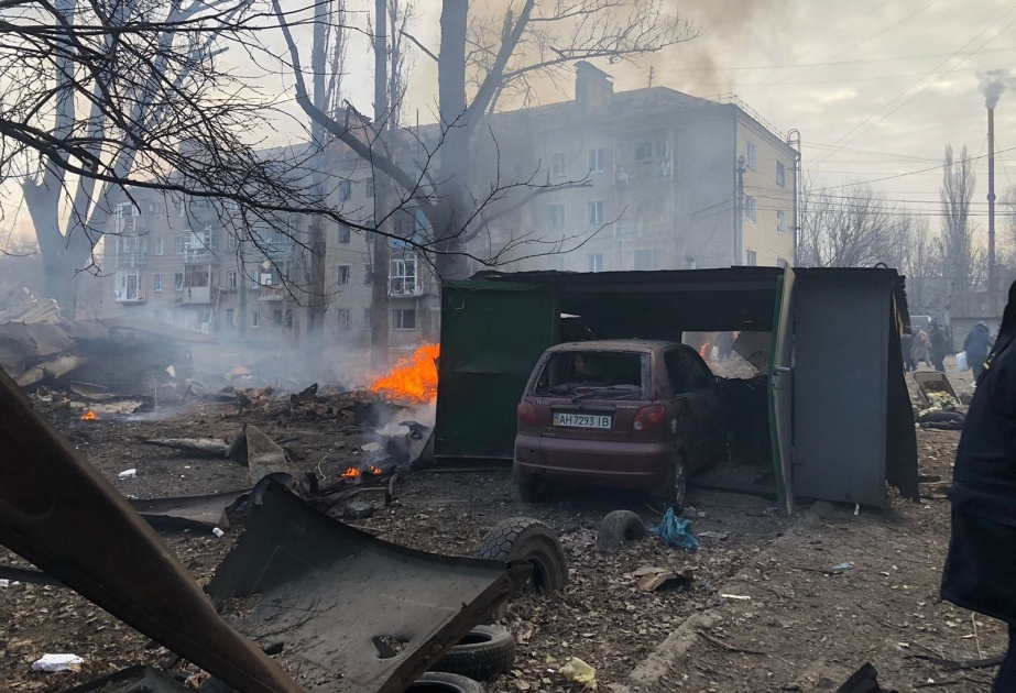 Donetsk vilayətinin Konstantinovka şəhərinin raket atəşinə tutulması nəticəsində altı nəfər ölüb

