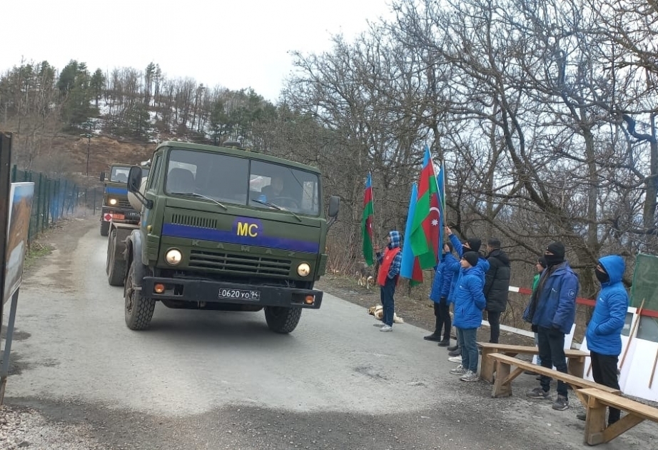 Очередная автоколонна российских миротворцев свободно проехала через территорию проведения акции