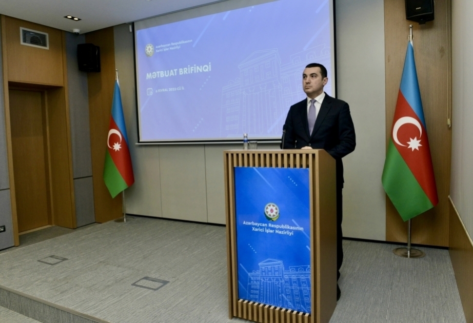 Cancillería: “Las acusaciones sobre los medios de comunicación azerbaiyanos en la nota de Irán no reflejan la realidad objetiva”