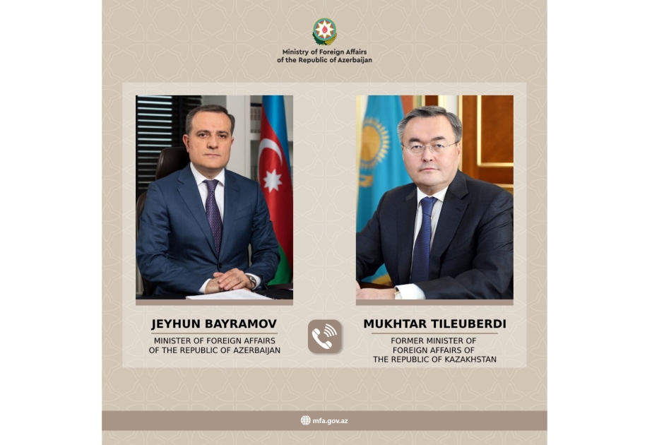 Azərbaycanın xarici işlər naziri ilə qazaxıstanlı keçmiş həmkarı arasında telefon danışığı olub