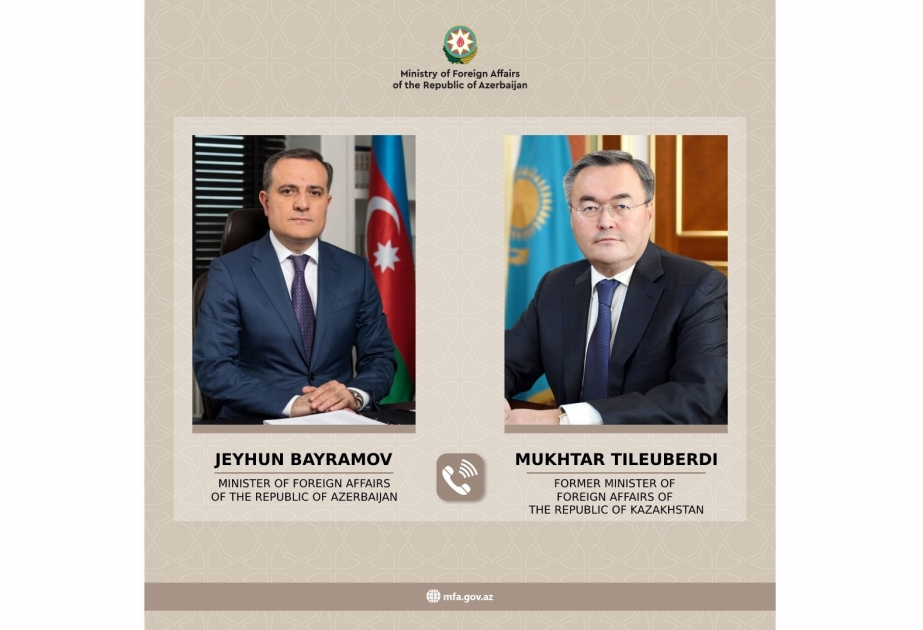 اتصال هاتفي بين وزير خارجية أذربيجان ونظيره الكازاخستاني السابق