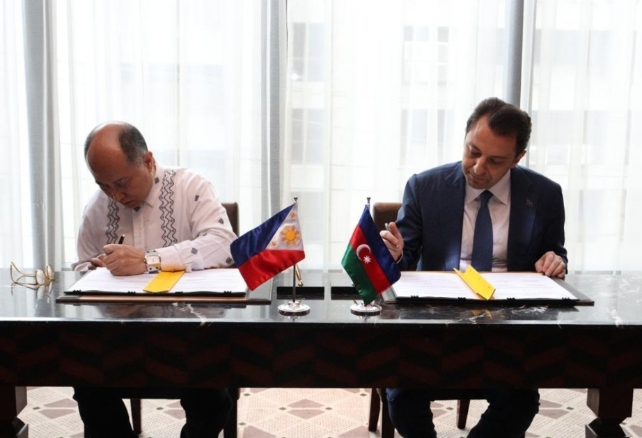 Se ha firmado el primer documento interestatal entre Azerbaiyán y Filipinas