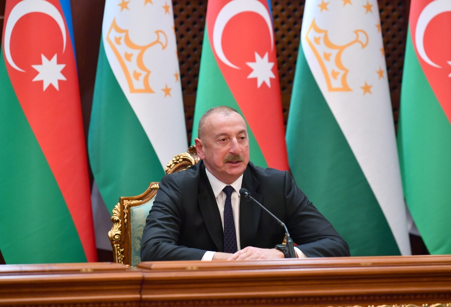 Azərbaycan Prezidenti: Bu gün biz gələcək qarşılıqlı fəaliyyətimizin konkret məsələlərini müzakirə etdik