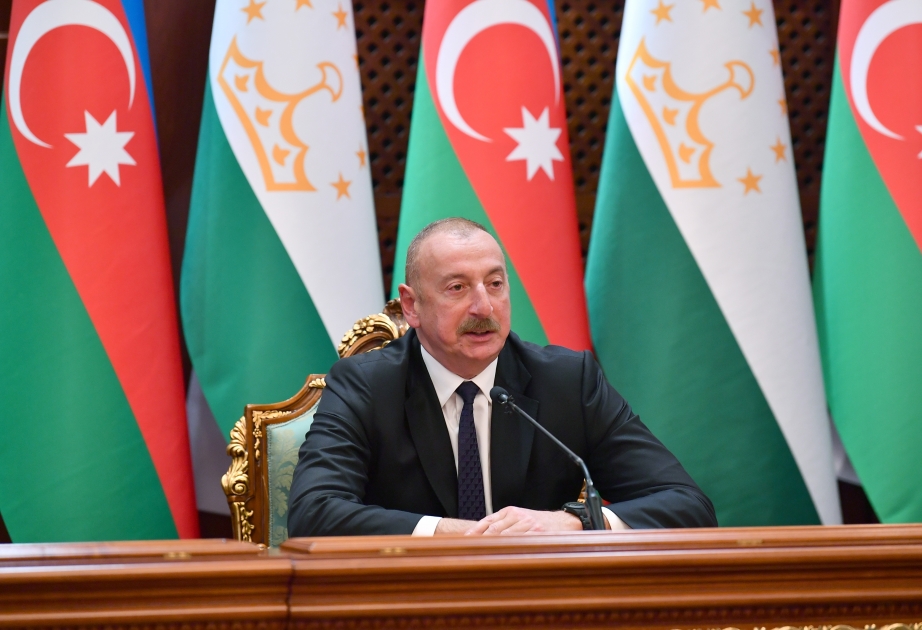 Президент Ильхам Алиев: Мы будем способствовать увеличению числа таджикских студентов, обучающихся в Азербайджане