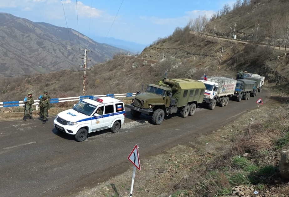Sülhməramlılara aid avtomobil karvanı aksiya ərazisindən sərbəst keçib VİDEO
