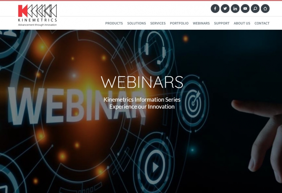 RSXM-in əməkdaşları “Kinemetrics” şirkəti tərəfindən keçirilən vebinarda iştirak ediblər