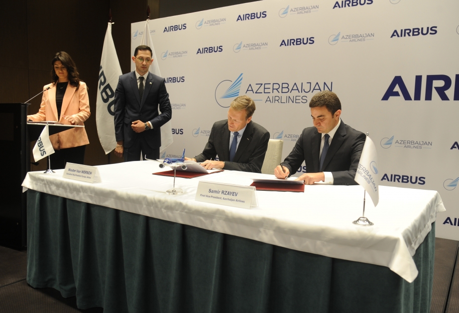 «Азербайджанские авиалинии» заказали 12 самолетов Airbus семейства A320neo
