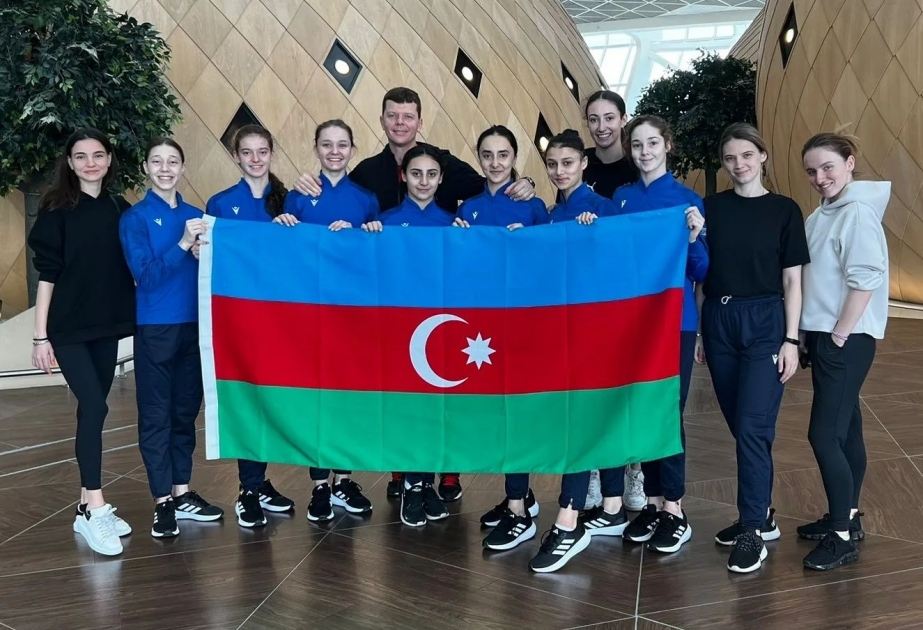 Bədii gimnastika üzrə qrup hərəkətləri komandamız beynəlxalq Qran-Pridə mübarizə aparacaq