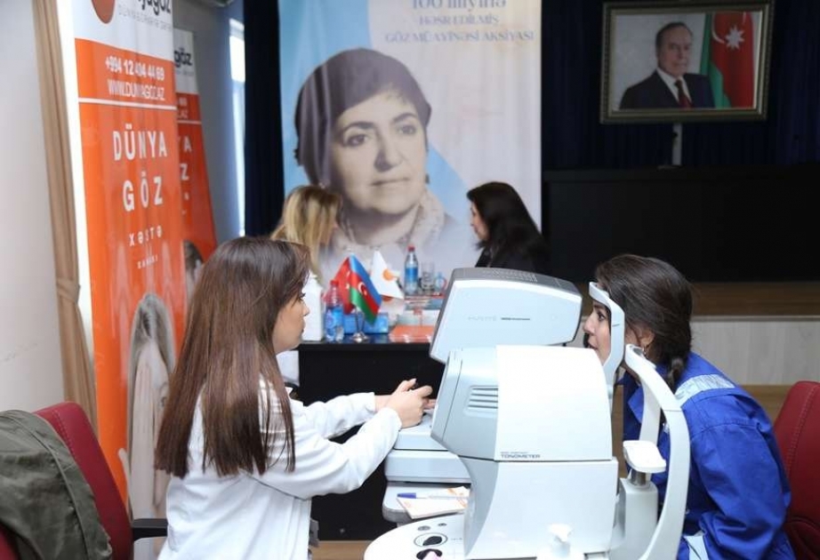 Xəzər Dəniz Neft Donanmasında göz müayinəsi aksiyası təşkil olunub
