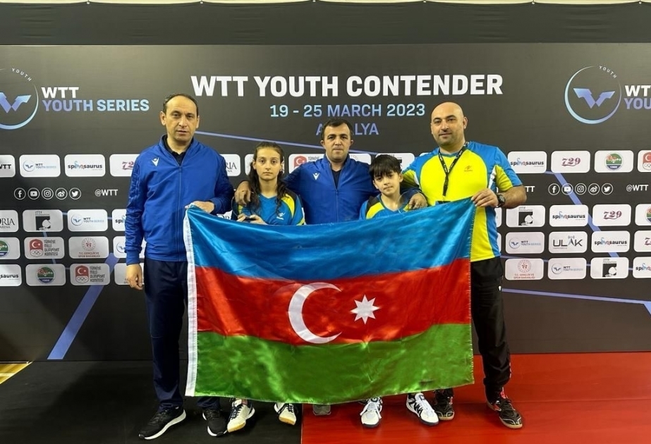 Jugadores de tenis de mesa sub-13 de Azerbaiyán lideran la clasificación mundial