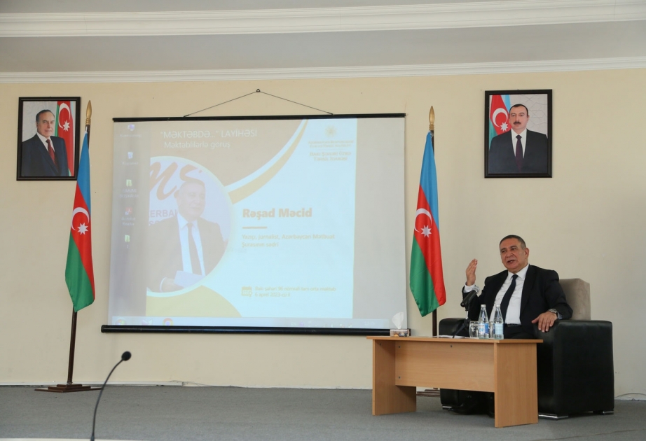 Mətbuat Şurasının sədri “Məktəbdə...” layihəsində