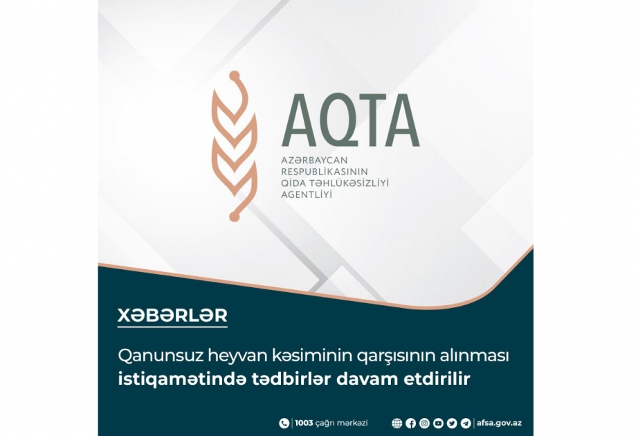 Qanunsuz heyvan kəsimi məntəqələri ilə əlaqədar tədbirlər görülüb