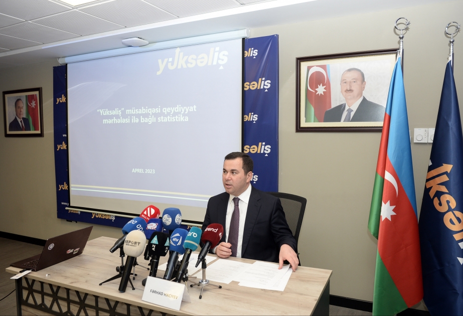 Fərhad Hacıyev: Üçüncü "Yüksəliş" müsabiqəsinin ilk imtahanı aprelin 16-da keçiriləcək