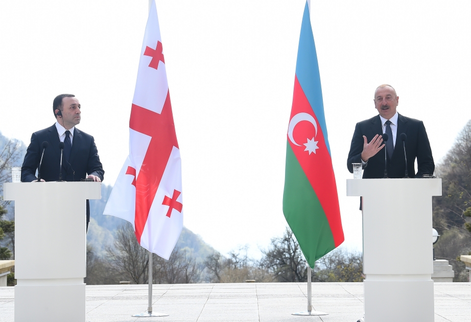 Präsident Ilham Aliyev: Kennenlernen von historischen Stätten sowohl in Georgien als auch in Aserbaidschan stärkt unsere Freundschaft noch mehr
