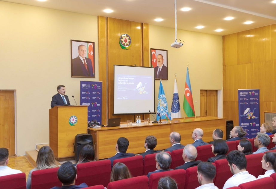 Azərbaycan Tibb Universitetində ÜST-nin 75 illiyinə həsr olunmuş tədbir keçirilib