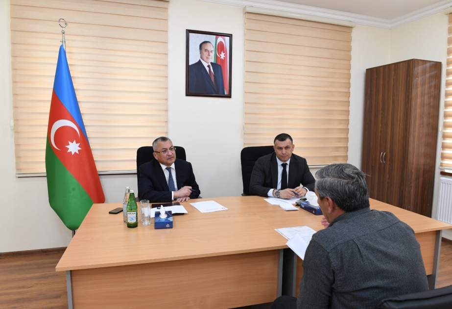 Şamaxıda keçmiş məcburi köçkünlərin müraciətləri dinlənilib