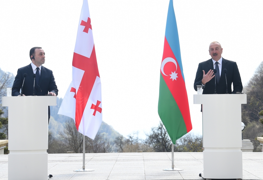 Le président Ilham Aliyev : La visite d'aujourd'hui du Premier ministre géorgien donnera un nouvel élan à nos relations