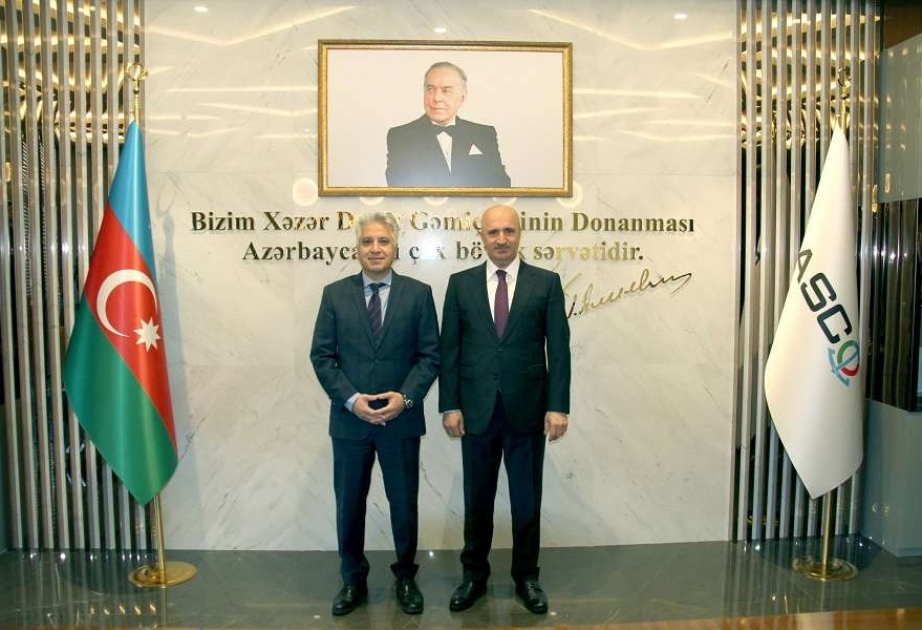 Amerika Gəmiçilik Bürosunun Bakı ofisinin rəhbəri Ryan Salamati ilə görüş olub