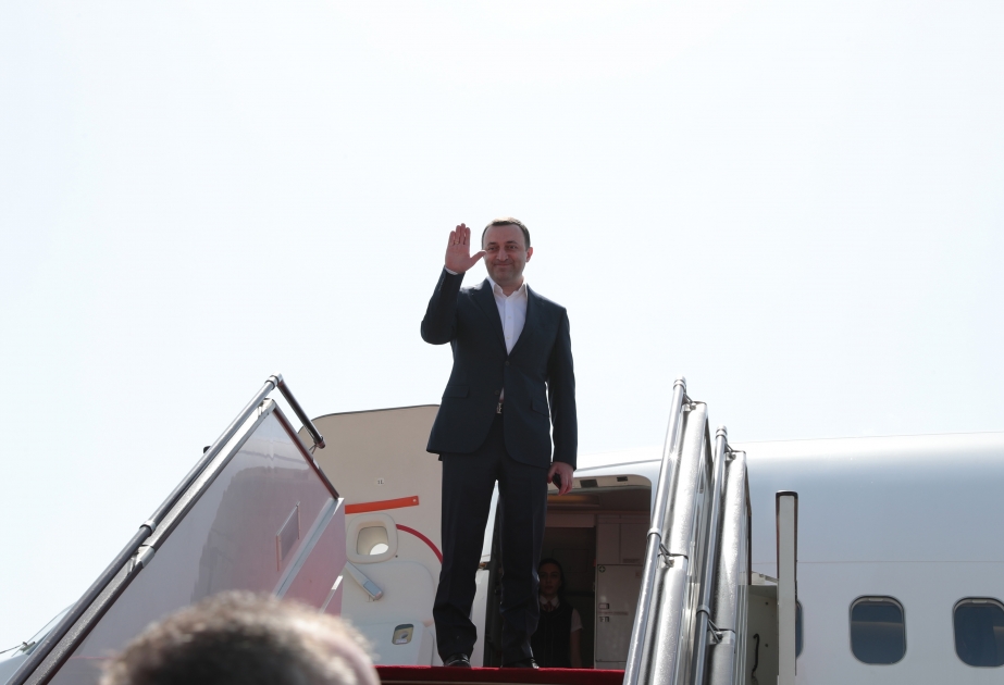 Le Premier ministre géorgien Irakli Garibachvili termine sa visite en Azerbaïdjan
