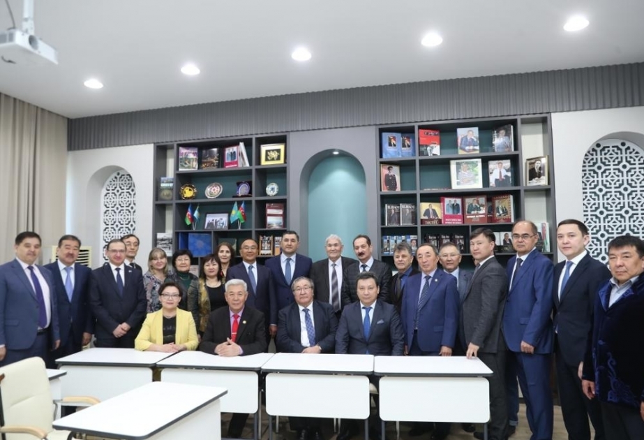 Avrasiya Milli Universitetində Azərbaycan xalqının Ümummilli Lideri Heydər Əliyevin adını daşıyan auditoriya açılıb