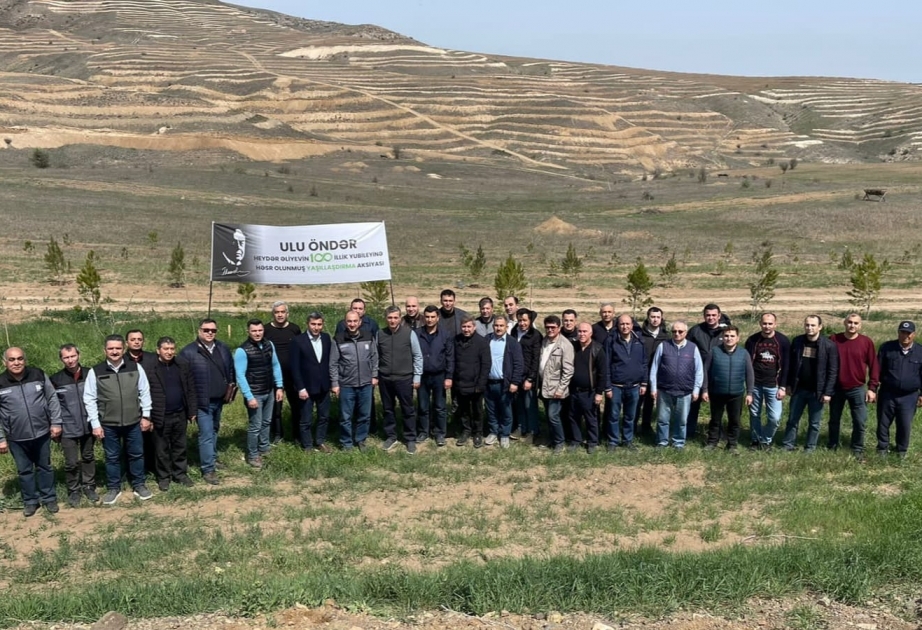Hoy se ha celebrado otra acción de plantación de árboles en Jabrayil