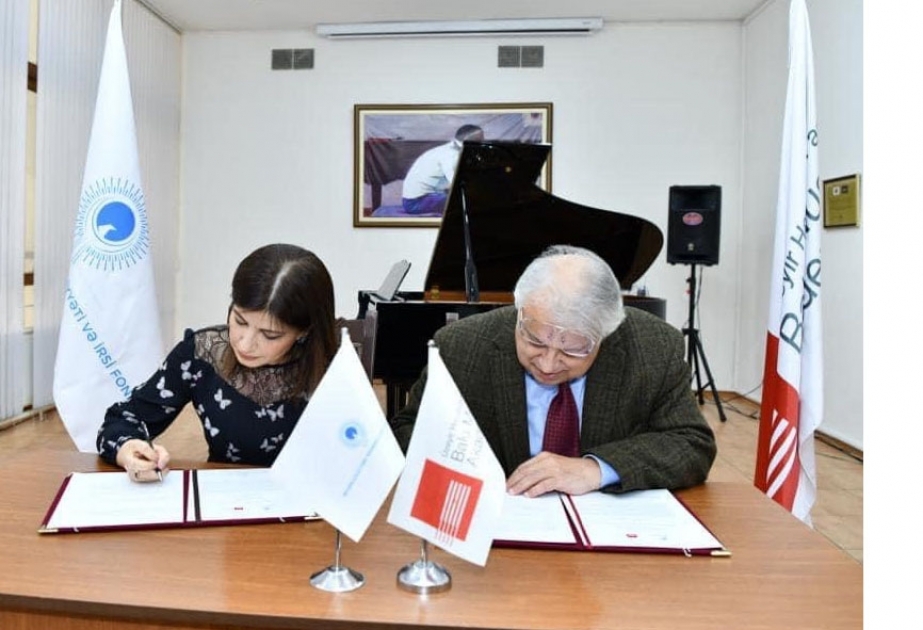 Beynəlxalq Türk Mədəniyyəti və İrsi Fondu ilə Bakı Musiqi Akademiyası arasında memorandum imzalanıb