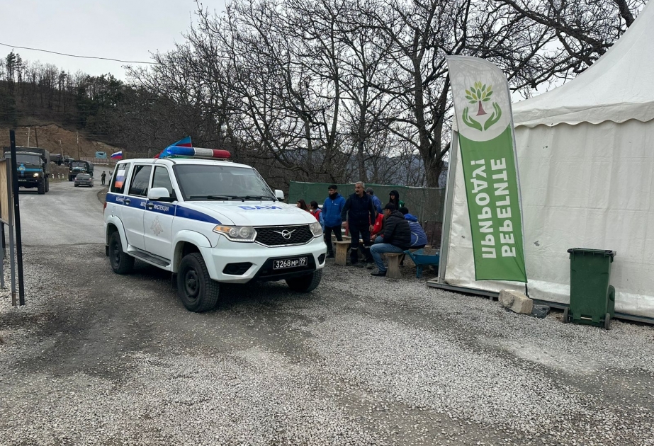 Sülhməramlıların növbəti avtomobil karvanı aksiya ərazisindən keçdi
