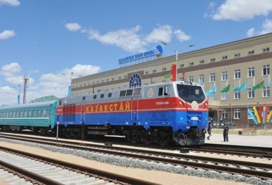 زيادة حجم النقل السككي بين كازاخستان وأذربيجان عن 40 %