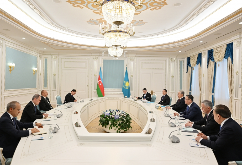 Ilham Aliyev : L’Azerbaïdjan et le Kazakhstan ont une attitude fraternelle l’un envers l’autre