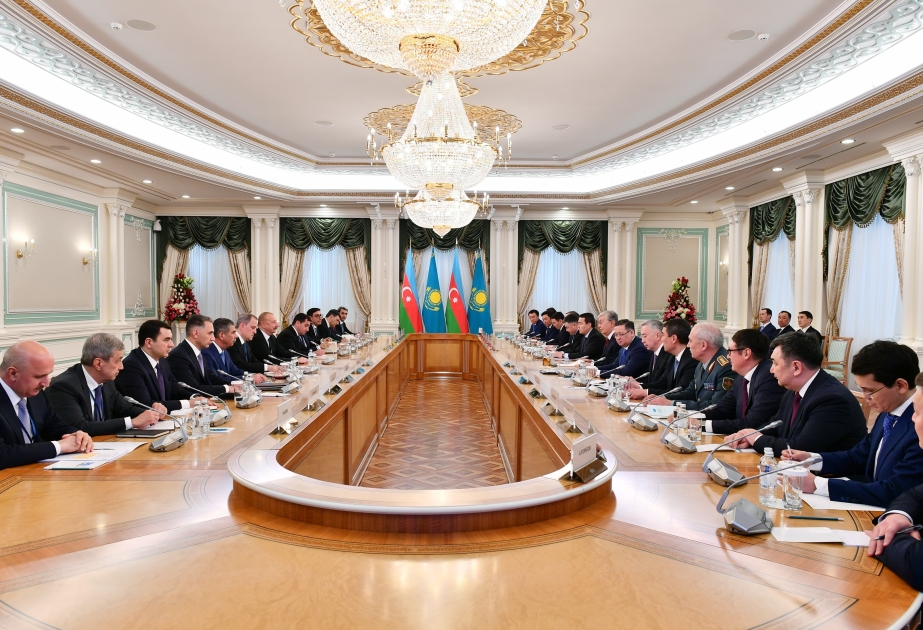 President Ilham Aliyev: Kazakhstan and Azerbaijan are countries that build their own destiny and future