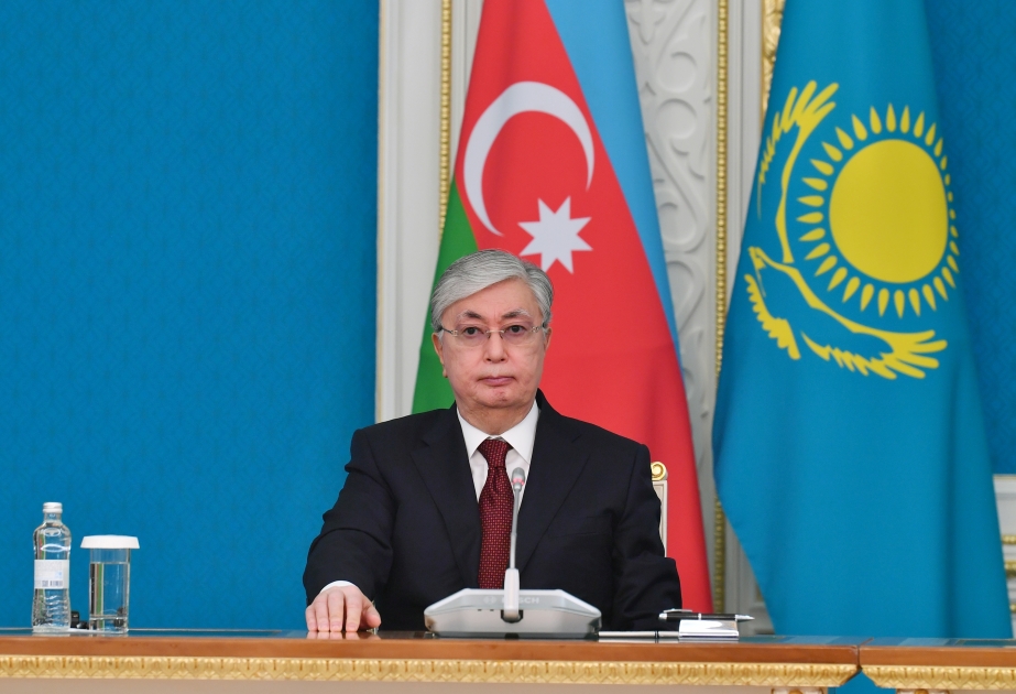President Kassym-Jomart Tokayev: Kazakhstan and Azerbaijan cooperate on mutually beneficial basis in trade and economic spheres