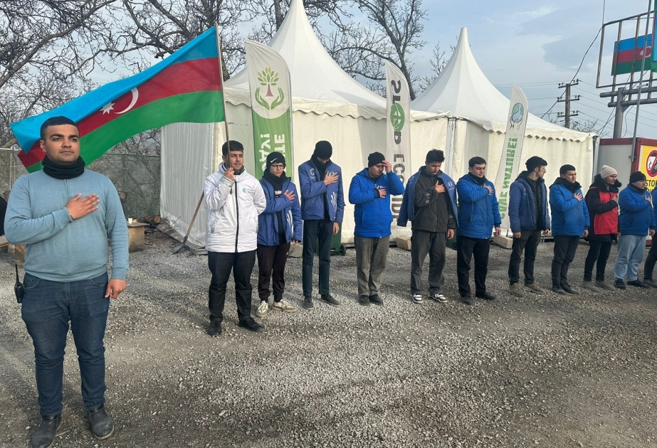 Protests by Azerbaijani environmental activists on Lachin-Khankendi road reach 121 days