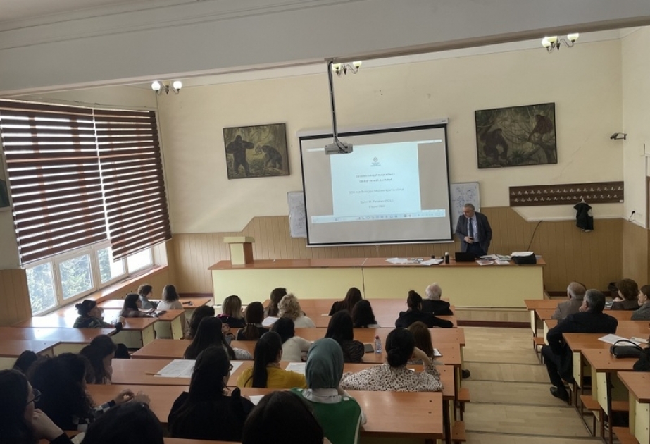 BDU-da elmi seminar: Davamlı inkişaf məqsədləri və təhsil sahəsində tətbiqləri