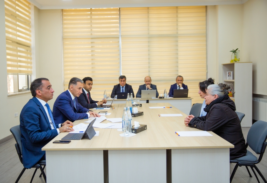 Nazir Rəşad Nəbiyev Naftalan şəhərində vətəndaşları qəbul edib