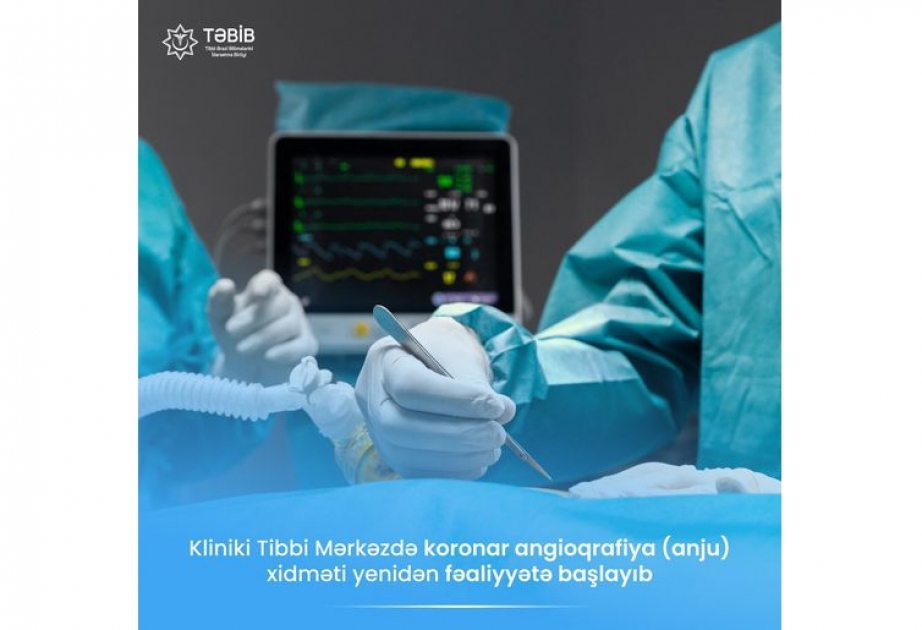 Kliniki Tibbi Mərkəzdə koronar angioqrafiya xidməti yenidən fəaliyyətə başlayıb