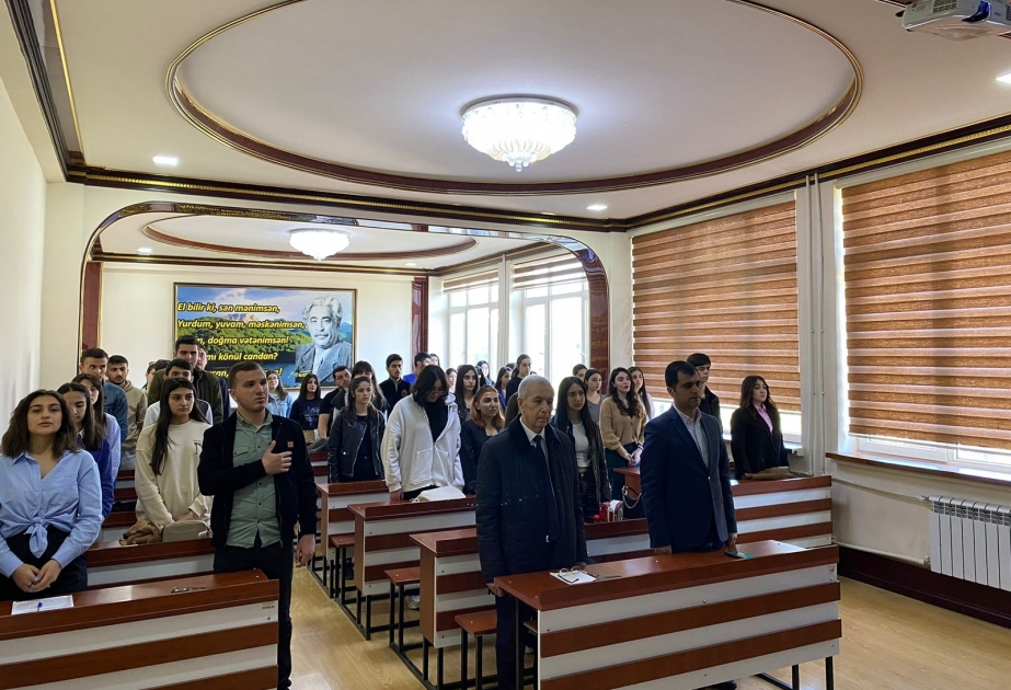 BDU-da tədbir: Bakı Dövlət Universitetinin fəxri məzunu - Heydər Əliyev
