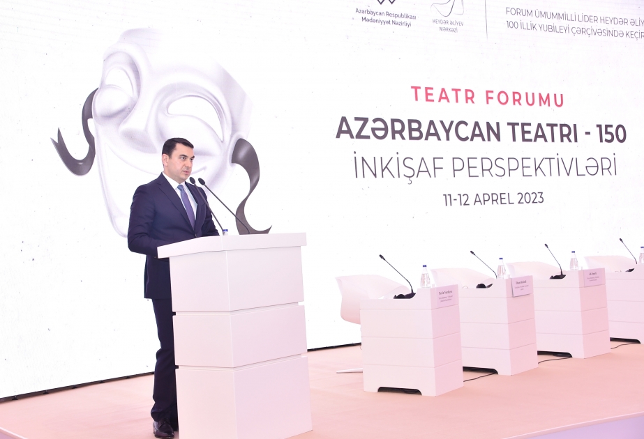 Bakıda “Azərbaycan teatrı–150: inkişaf perspektivləri” mövzusunda təşkil olunan Teatr Forumu işə başlayıb