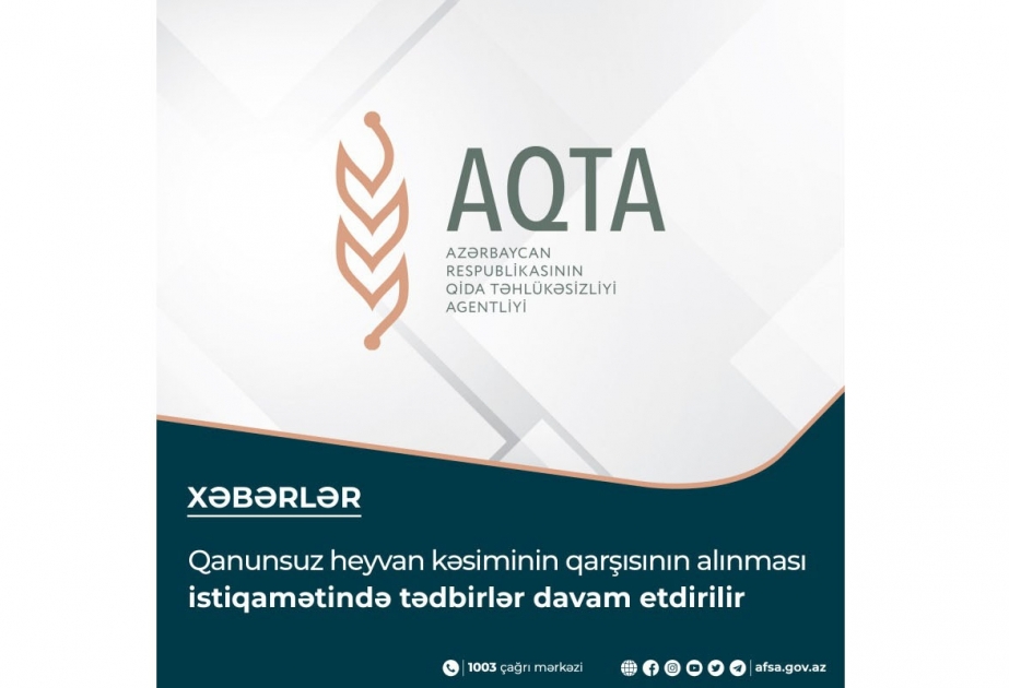 Qanunsuz heyvan kəsimi məntəqələri ilə əlaqədar tədbirlər görülüb