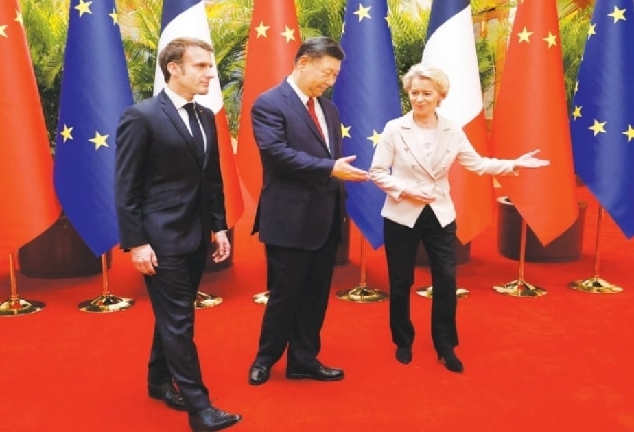 Alman mediası Çin məsələsində Makronla Avropa Komissiyası arasında fikir ayrılığı barədə yazır