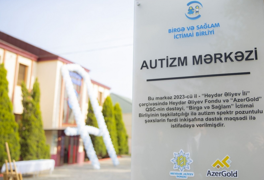 Heydər Əliyev Fondunun təşəbbüsü, “AzerGold” QSC-nin dəstəyi ilə Gəncədə Autizm Mərkəzi istifadəyə verilib