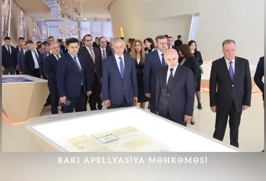 Bakı Apellyasiya Məhkəməsinin kollektivi Heydər Əliyev Mərkəzində olub