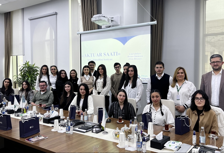 BDU tələbələri “Paşa Həyat Sığorta” şirkətinin təlimində iştirak ediblər