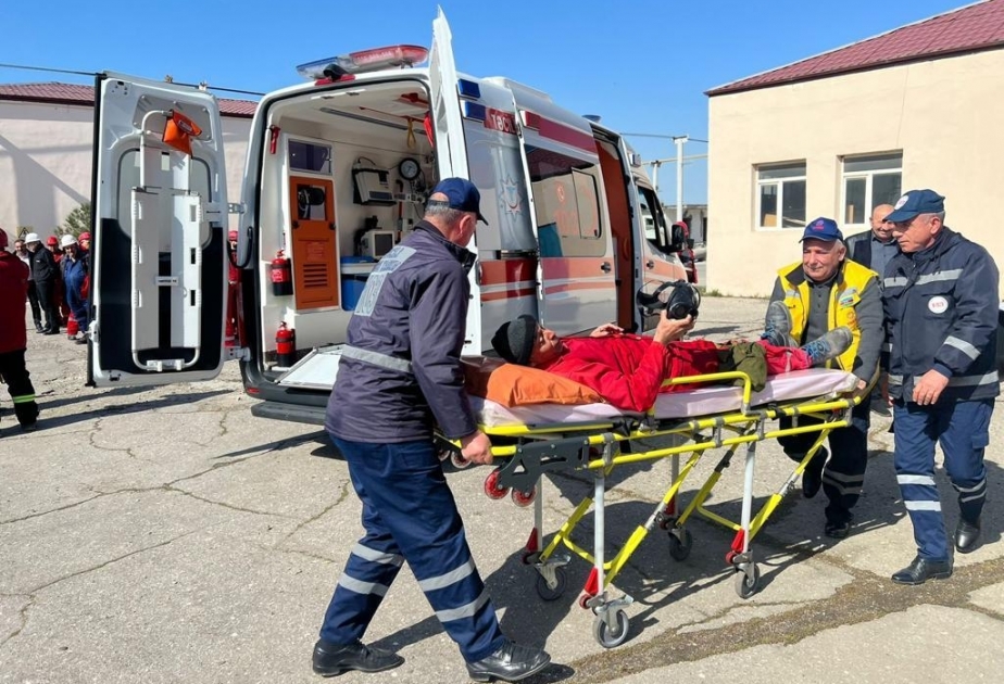 FHN SOCAR-ın “Neftqaztikinti” Trestində obyekt mülki müdafiə məşqi təşkil edib