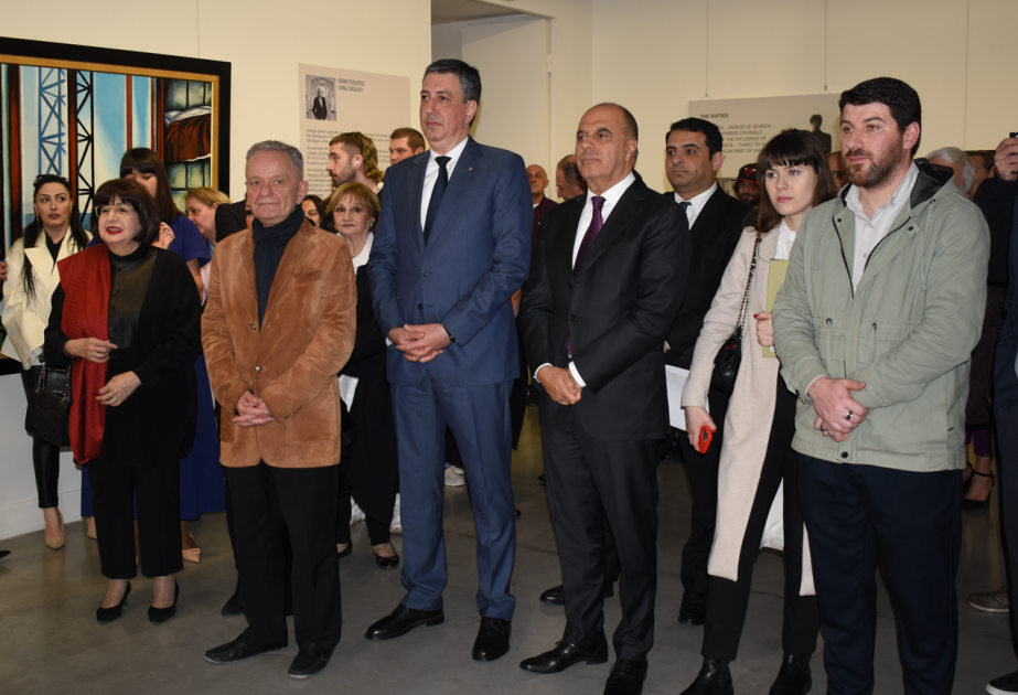 Gürcüstanda Çingiz Fərzəliyevin “Zamanın pillələri ilə” adlı rəsm sərgisi açılıb