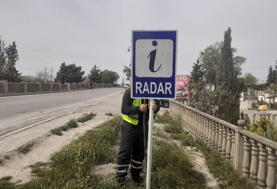 DYP: Yol nişanları yeniləri ilə əvəzlənir