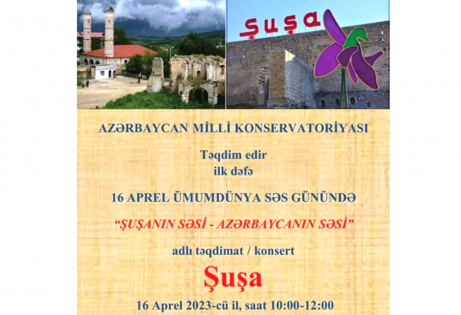 Ümumdünya Səs Günü ilk dəfə Şuşada