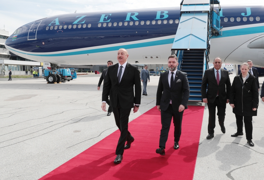 Aserbaidschans Präsident Ilham Aliyev ist zu Staatsbesuch in Bosnien und Herzegowina eingetroffen VIDEO