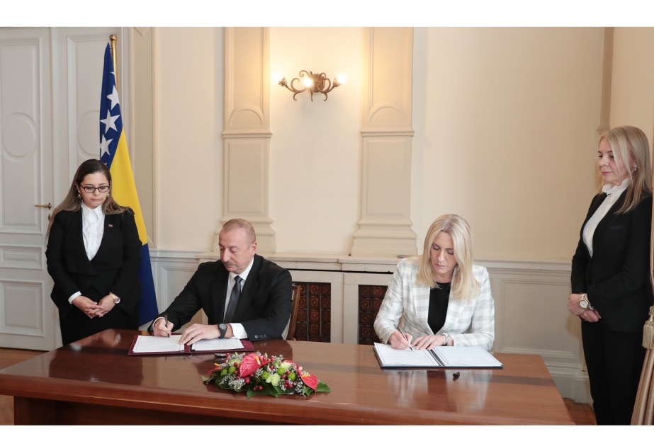 Azerbaijan, Bosnia and Herzegovina signed Declaration on strategic partnership VIDEO
