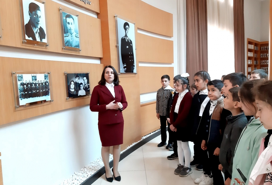 Zaqatala məktəbliləri Ulu Öndərin zəngin irsini öyrənirlər